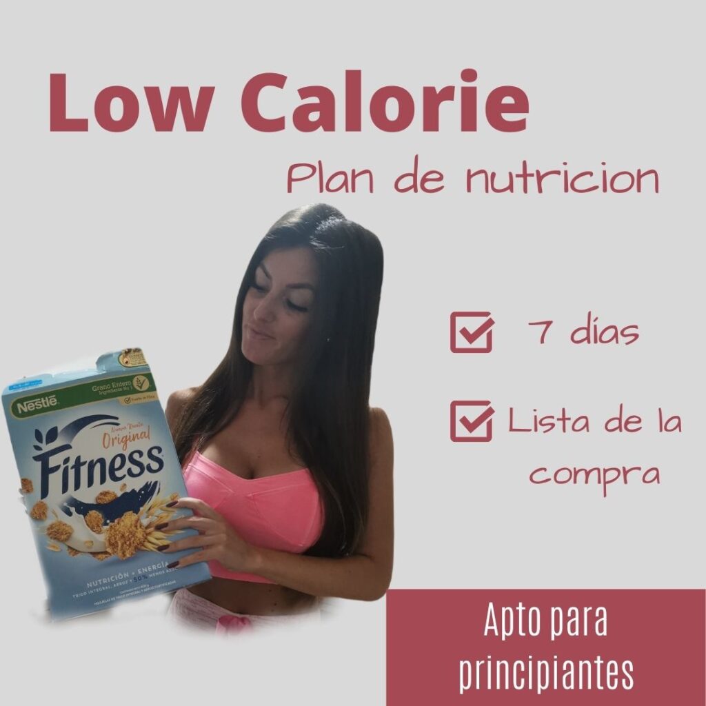 Plan de Nutrición bajo en calorías