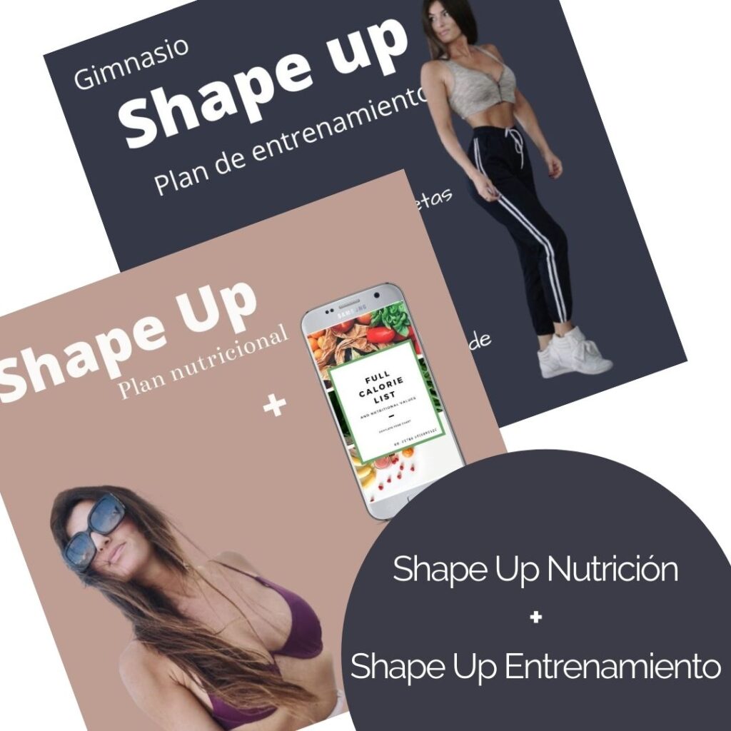 Combo Shape Up Plan de Nutrición y Entrenamiento